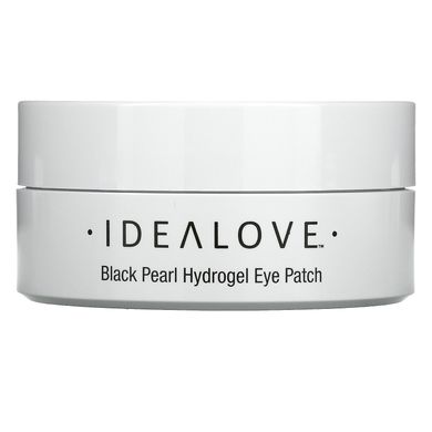 Очна пов'язка для очей з чорним перлами і гідрогелем, Idealove, 60 пластирів