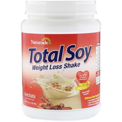 Total Soy, коктейль для втрати ваги, оршад, Naturade, 540 г (19,1 унц)