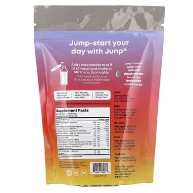 JUNP Hydration, электролитная порошковая смесь, в разных упаковках, 20 упаковок, 75,6 г (2,68 унции) купить в Киеве и Украине