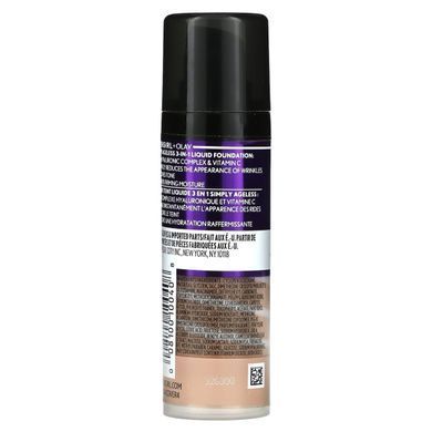 Base 3 in 1, 240 natural beige, Olay Simply Ageless, Covergirl, 1 liquid ounce (30 ml)