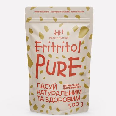 Заменитель сахара Эритритол эритрит Health Hunter (Erythritol Pure) 500 г купить в Киеве и Украине