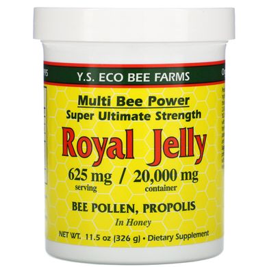 Маточное молочко Y.S. Eco Bee Farms (Royal jelly) 325 г купить в Киеве и Украине