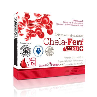 Chela-Ferr Med + OLIMP 30 caps купить в Киеве и Украине