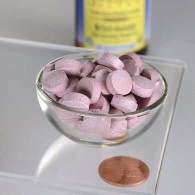 Вітамін B-12 Метилкобаламін - вишневий, Vitamin B-12 Methylcobalamin - Cherry Flavored, Swanson, 2,500 мкг, 60 таблеток