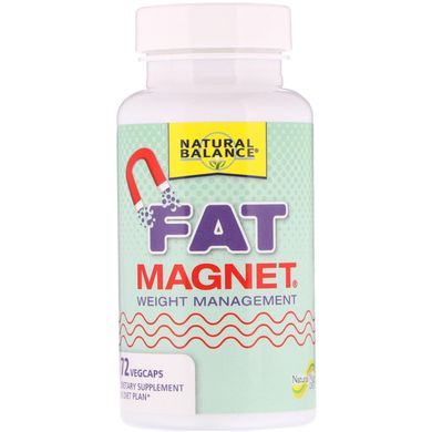 Формула для контроля веса и для диеты Natural Balance (Fat Magnet Weight Management) 72 растительных капсул купить в Киеве и Украине