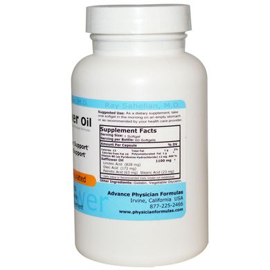 Сафлорова олія Advance Physician Formulas, Inc. 60