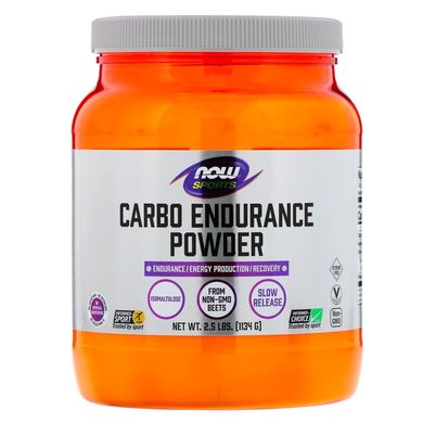 Вуглеводний порошок для підвищення витривалості Now Foods (Carbo Endurance Powder) 1,13 кг
