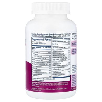 Мультивітаміни Bariatric Fusion (Multivitamins) 120 таблеток суміш ягід