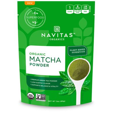 Органічний порошок маття, Navitas Organics, 85 г