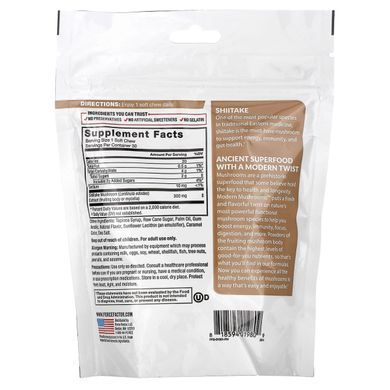 Force Factor, Modern Mushrooms&trade;, Shiitake, Caramel Apple, 30 Superfood Soft Chews купить в Киеве и Украине