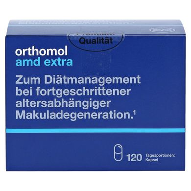 Orthomol AMD Extra, Ортомол АМД Екстра 120 днів (капсули)