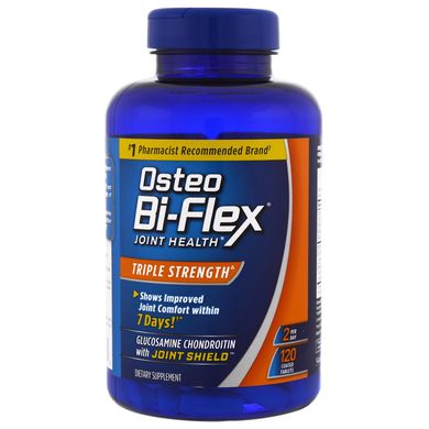 Вітаміни для кісток та суглобів глюкозамін хондроїтин Osteo Bi-Flex (Joint Health Triple Strength) 120 капсул
