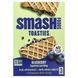 Smash Foods, Toasties&trade;, Blueberry, 3 Pastries, 1.9 oz (54 g) Each