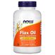 Лляна олія Now Foods (Flaxseed Oil) 1000 мг 120 капсул фото