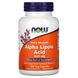 Альфа-ліпоєва кислота екстра сила Now Foods (Alpha Lipoic Acid) 600 мг 120 рослинних капсул фото