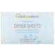 Листы для сушилки без запаха Mild By Nature (Dryer Sheets Unscented) 120 компостируемые листы фото