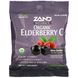 Органическая бузина С, ягодные леденцы, Organic Elderberry C, Berry Soother, Zand, 18 леденцов для горла фото