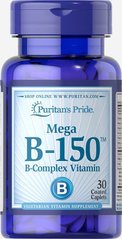 Витамин B-150 ™ Комплекс, Vitamin B-150™ Complex, Puritan's Pride, 30 таблеток купить в Киеве и Украине