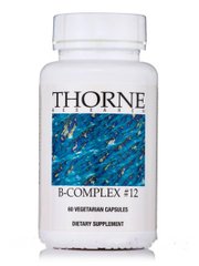Витамин B комплекс Thorne Research (B-Complex #12) 60 вегетарианских капсул купить в Киеве и Украине