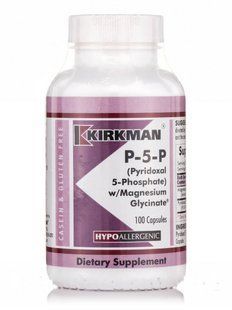 P-5-P with Magnesium Glycinate -Hypoallergenic, Kirkman labs, 100 capsules