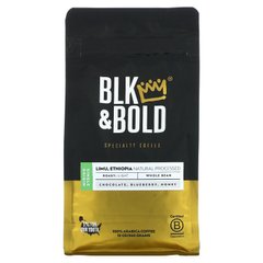 BLK & Bold, Specialty Coffee, цельные зерна, светлая обжарка, Limu, Эфиопия, натуральные обработанные, 12 унций (340 г) купить в Киеве и Украине