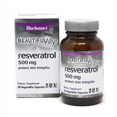 Ресвератрол Bluebonnet Nutrition (Resveratrol) 500 мг 30 капсул