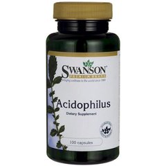 Ацидофілін Swanson (Acidophilus) 1 мільярд КОЕ 100 капсул