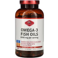Рыбий жир Olympian Labs Inc. (Omega-3 Fish Oil) 2000 мг 240 капсул купить в Киеве и Украине