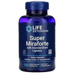 Супер мірафорте зі стандартними лігнами, Super Miraforte with Standardized Lignans, Life Extension, 120 вегетаріанських капсул