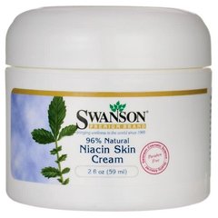 Ниацин крем для кожи,Niacin Skin Cream, Swanson, 59 мл купить в Киеве и Украине