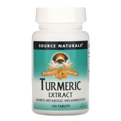 Экстракт куркумы Source Naturals (Turmeric Extract) 350 мг 100 таблеток купить в Киеве и Украине
