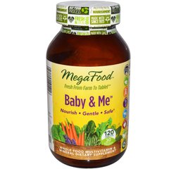 Вітаміни для вагітних, Multivitamin,Mineral, Baby,Me, Megafood, 120 таблеток