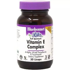 Витамин E комплекс Bluebonnet Nutrition (Vitamin E Complex) 30 капсул купить в Киеве и Украине