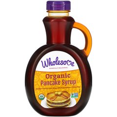 Органічний сироп для млинців, багатий смак і густа консистенція, Wholesome Sweeteners, Inc, 20 рідких унцій (591 мл)