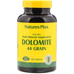 Доломит, Nature's Plus, 44 г, 300 таблеток купить в Киеве и Украине