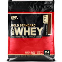 Золотий стандарт, 100% сироватка, подвійний шоколад, Optimum Nutrition, 3,47 кг