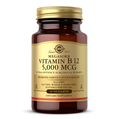 Вітамін В12 Solgar (Vitamin B12) 5000 мкг 30 таблеток