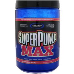 SuperPump Max, лучшая добавка для приема перед тренировкой, розовый лимонад, Gaspari Nutrition, 1,41 фунта (640 г) купить в Киеве и Украине
