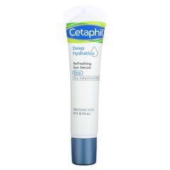 Cetaphil, Deep Hydration, освіжаюча сироватка для очей, 0,5 рідкої унції (15 мл)