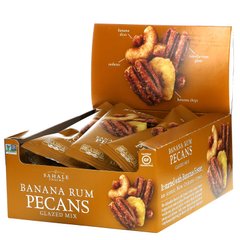 Сухие жареные орехи пекан и кешью с банановым ромом Sahale Snacks (Glazed Mix Banana Rum Pecans) 9 упаковок по 42,5 г купить в Киеве и Украине