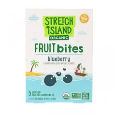 Fruit Bites, Blueberry, Stretch Island, 5 pouches, 07 oz (100 g)