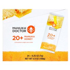 Манука мед 20+ Manuka Doctor (Manuka Honey) 24 пакети по 7 г