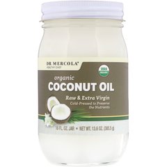 Кокосове масло сире Dr. Mercola (Coconut Oil) 480 мл