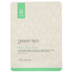 Зелений чай, водяна маска, It's Skin, 1 лист, 17 г