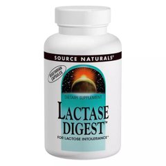Лактаза для пищеварения Source Naturals (Lactase Digest) 30 мг 45 капсул купить в Киеве и Украине