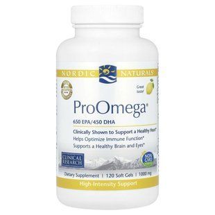 ПроОмега Nordic Naturals (ProOmega) 1000 мг 120 капсул