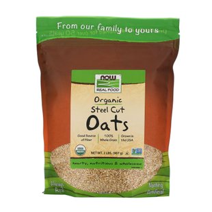 Необработанный овес Now Foods (Oats) 907 г купить в Киеве и Украине