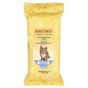 Burt's Bees, Gentle Cleansing Wipes with Buttermilk, For Kittens, 50 Count купить в Киеве и Украине