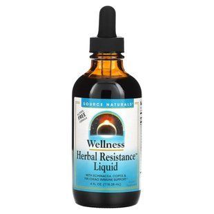 Зміцнення імунітету Source Naturals (Herbal Resistance Liquid Wellness) 118.28 мл