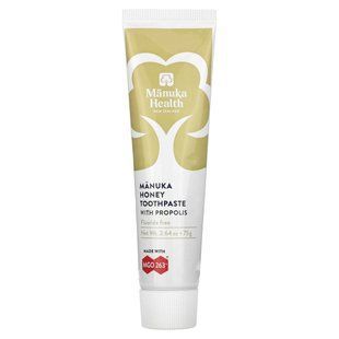 Manuka Health, Manuka Honey Fluoride Free Toothpaste with Propolis, 2.64 oz (75 g) купить в Киеве и Украине